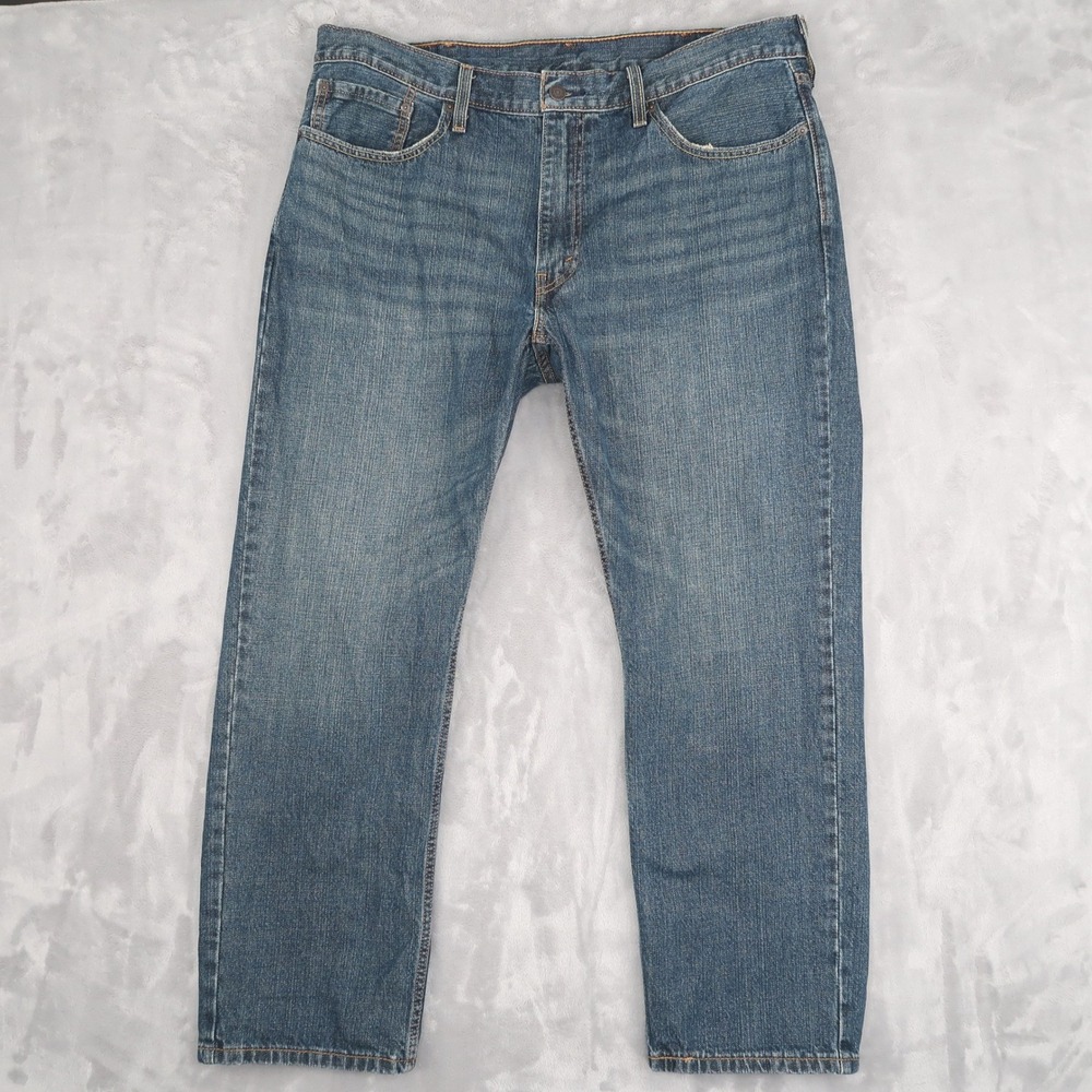 Levi's 559 Relaxed Straight Jeans Mens 38x30 Fits 38x29 Blue Medium Wash Classic